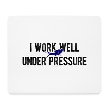 Apnoetaucher Freitaucher Taucher - Mousepad (Querformat) - Weiß - Vorne