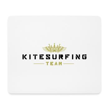 Équipe de kitesurf - Tapis de souris (format paysage) - blanc - Devant