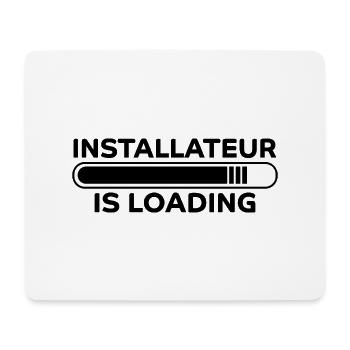 Installateur Spruch Heizung Installateur Geschenk - Mousepad (Querformat) - Weiß - Vorne