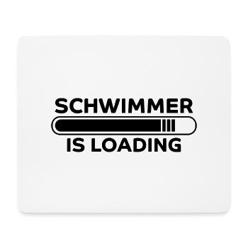 Schwimmer Spruch Sport Lustiges Schwimmer Geschenk - Mousepad (Querformat) - Weiß - Vorne