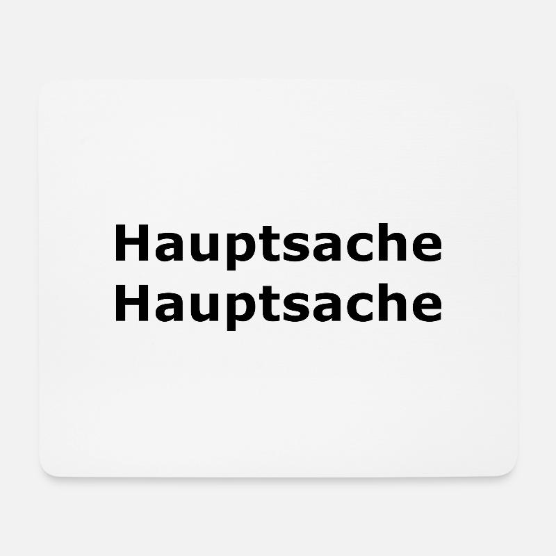 main thing main thing 2 black - Mouse Pad (horizontal) - white