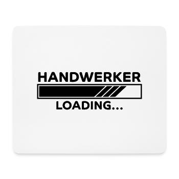 Handwerker Spruch Heimwerker Handwerker Geschenk - Mousepad (Querformat) - Weiß - Vorne