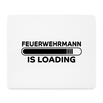 Feuerwehrmann Spruch Lustiges Feuerwehr Geschenk - Mousepad (Querformat) - Weiß - Vorne