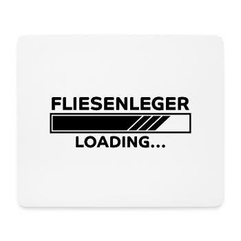 Fliesenleger Spruch Lustiges Fliesenleger Geschenk - Mousepad (Querformat) - Weiß - Vorne