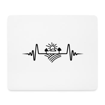 Farm Farmer Puls - Mouse Pad (horizontal) - white - Front