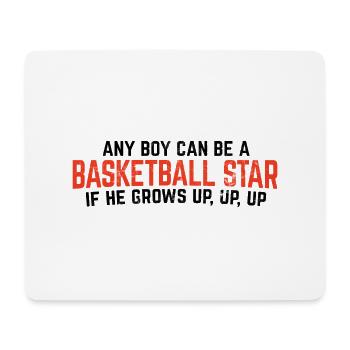 Basketball - Mousepad (Querformat) - Weiß - Vorne