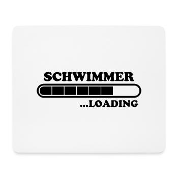 Schwimmer Spruch Sport Lustiges Schwimmer Geschenk - Mousepad (Querformat) - Weiß - Vorne