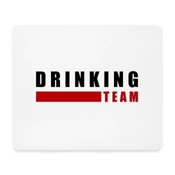 drinking team - Mousepad (Querformat) - Weiß - Vorne
