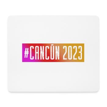 Cancun 2023 - Mousepad (Querformat) - Weiß - Vorne