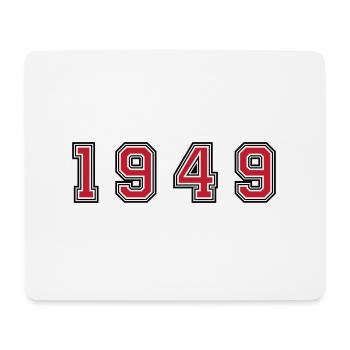 1949 year number - Mouse Pad (horizontal) - white - Front