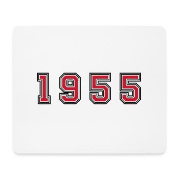 Numéro de l’année 1955 - Tapis de souris (format paysage) - blanc - Devant