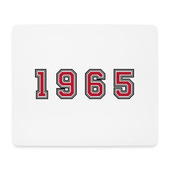 1965 year number - Mouse Pad (horizontal) - white - Front