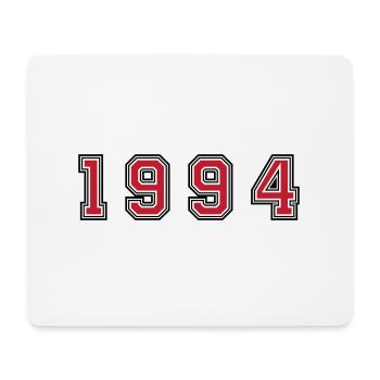 1994 year number - Mouse Pad (horizontal) - white - Front