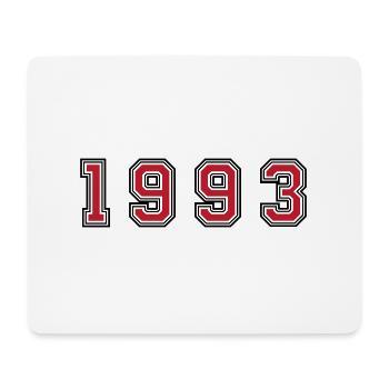 Numéro de l’année 1993 - Tapis de souris (format paysage) - blanc - Devant