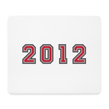 Numéro de l’année 2012 - Tapis de souris (format paysage) - blanc - Devant