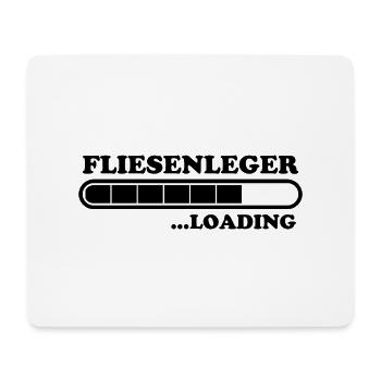 Fliesenleger Spruch Lustiges Fliesenleger Geschenk - Mousepad (Querformat) - Weiß - Vorne