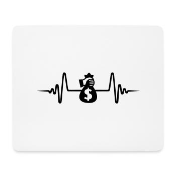 Money Money Pulse Cash - Mouse Pad (horizontal) - white - Front