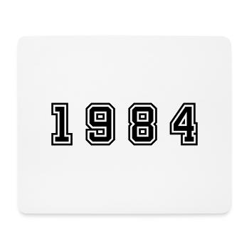 Numéro de l’année 1984 - Tapis de souris (format paysage) - blanc - Devant