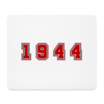 1944 Jahr Zahl - Mousepad (Querformat) - Weiß - Vorne