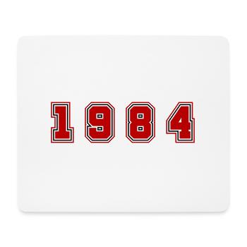 Numéro de l’année 1984 - Tapis de souris (format paysage) - blanc - Devant
