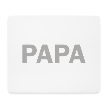 PAPA - Mousepad (Querformat) - Weiß - Vorne