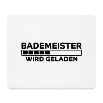 Bademeister Spruch Lustiges Bademeister Geschenk - Mousepad (Querformat) - Weiß - Vorne
