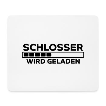 Schlosser Spruch Beruf Lustiges Schlosser Geschenk - Mousepad (Querformat) - Weiß - Vorne