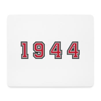 1944 Jahr Zahl - Mousepad (Querformat) - Weiß - Vorne