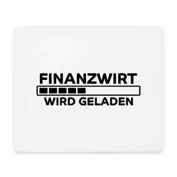 Finanzwirt Spruch Job Lustiges Finanzwirt Geschenk - Mousepad (Querformat) - Weiß - Vorne
