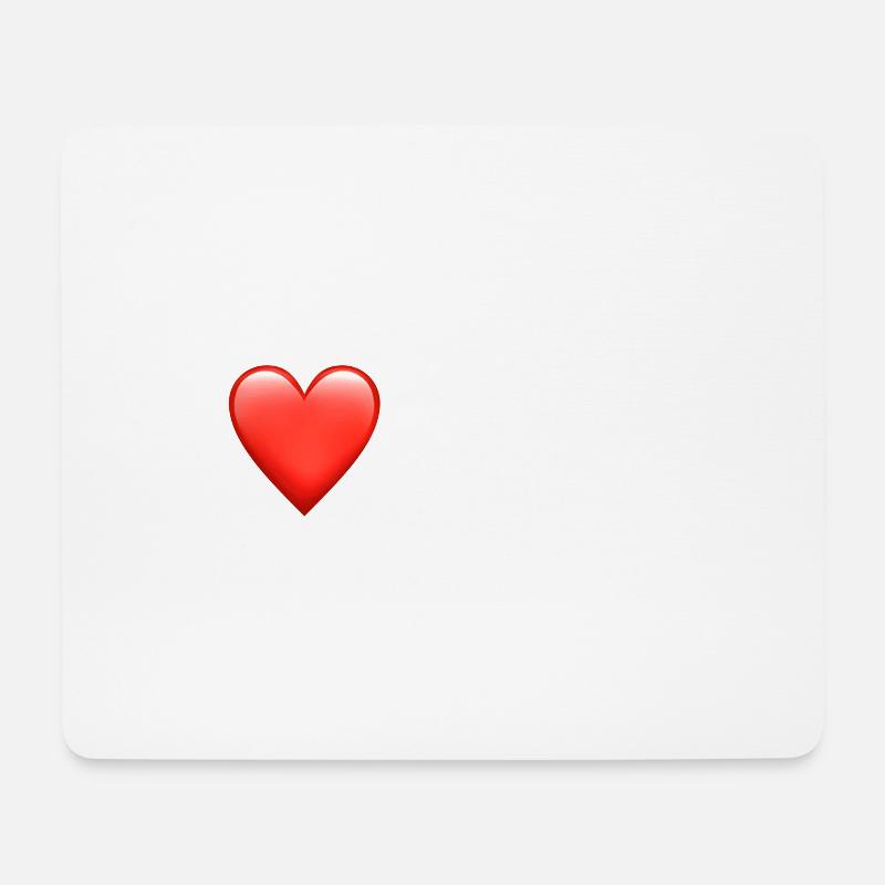 I love Schifoan - Mousepad (Querformat) - Weiß