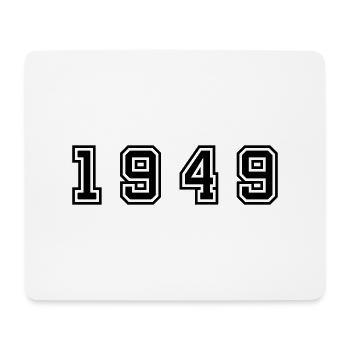 1949 year number - Mouse Pad (horizontal) - white - Front