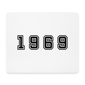 1969 Jahr Zahl - Mousepad (Querformat) - Weiß - Vorne