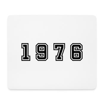 1976 Year Number - Mouse Pad (horizontal) - white - Front