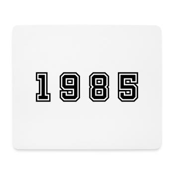 1985 Jahr Zahl - Mousepad (Querformat) - Weiß - Vorne