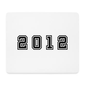 Numéro de l’année 2012 - Tapis de souris (format paysage) - blanc - Devant