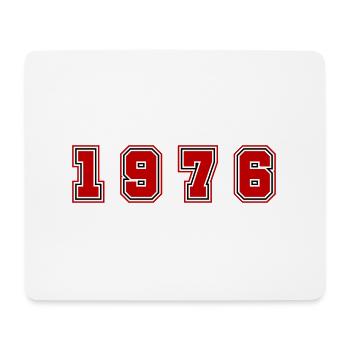1976 Year Number - Mouse Pad (horizontal) - white - Front