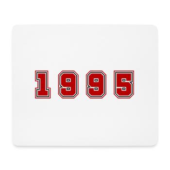 1995 Year Number - Mouse Pad (horizontal) - white - Front