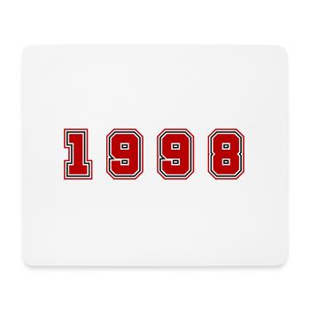 1998 Year Number - Mouse Pad (horizontal) - white - Front
