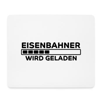 Eisenbahner Spruch Lokführer Eisenbahner Geschenk - Mousepad (Querformat) - Weiß - Vorne