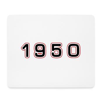 Numéro de l’année 1950 - Tapis de souris (format paysage) - blanc - Devant
