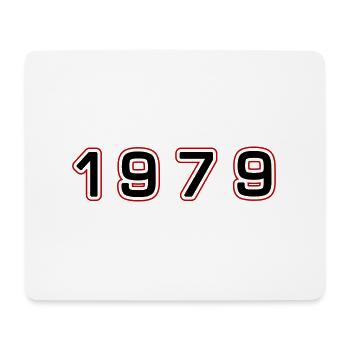 1979 Jahr Zahl - Mousepad (Querformat) - Weiß - Vorne