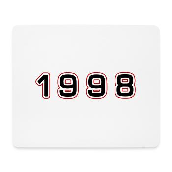 1998 Year Number - Mouse Pad (horizontal) - white - Front