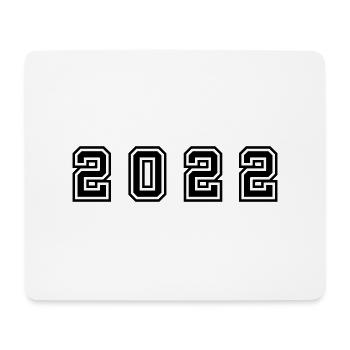2022 Year Number - Mouse Pad (horizontal) - white - Front