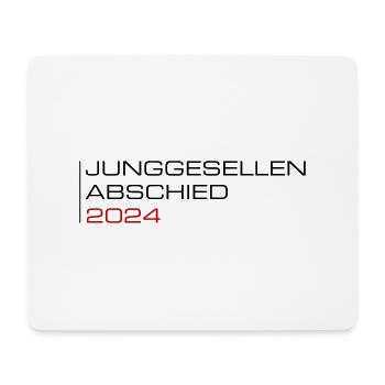 Junggesellen Abschied 2024 - Mousepad (Querformat) - Weiß - Vorne