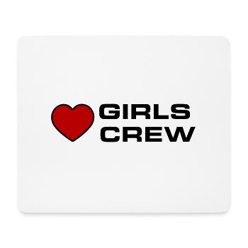 Girls Crew - Mousepad (Querformat) - Weiß - Vorne
