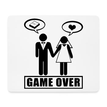 Hochzeit - Mousepad (Querformat) - Weiß - Vorne