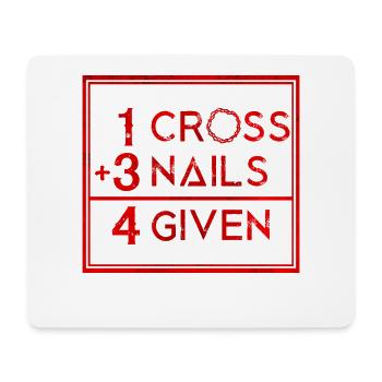 Jesus - Mousepad (Querformat) - Weiß - Vorne
