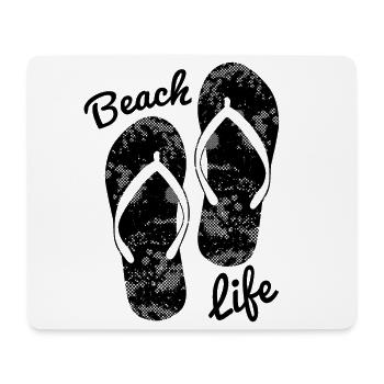 Strand - Mousepad (Querformat) - Weiß - Vorne