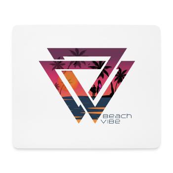 Strand - Mousepad (Querformat) - Weiß - Vorne