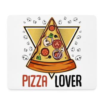 Pizza Lover | Pizza morceau Fast Food Lecker Cadeau - Tapis de souris (format paysage) - blanc - Devant